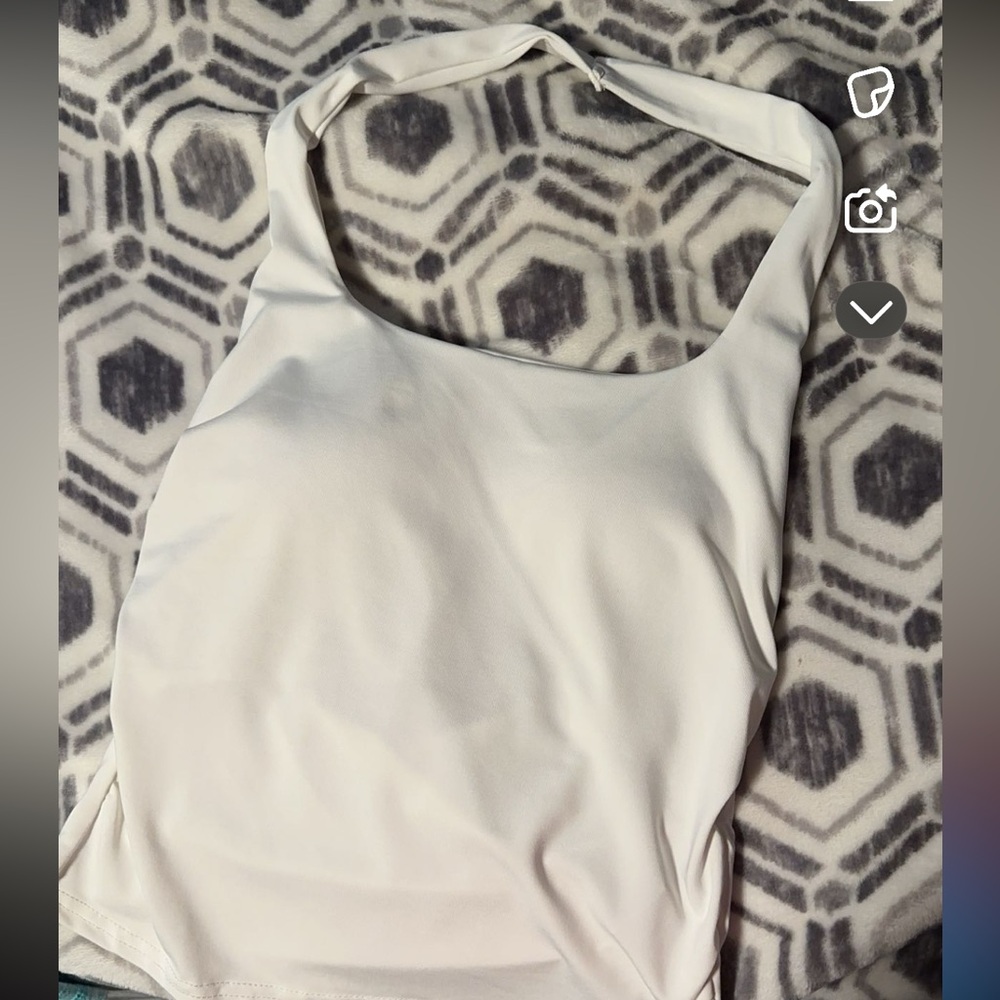 White Athletic Top
